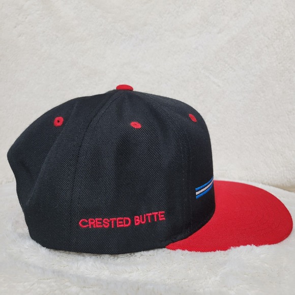 Yupoong The Classics Crested Butte CO Adjustable Snapback Hat Wool Blend Cap - Picture 4 of 14